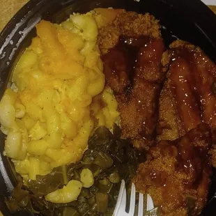 chicken wings and fried chicken, food