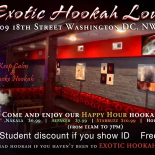 a picture of a hookah lounge