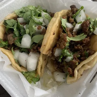 Carne asada tacos