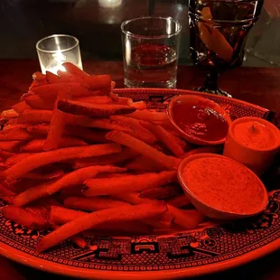 Hot &amp; Sour Indian Spiced Fries - Amazing!