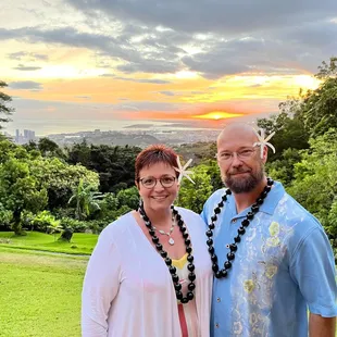 This was literally our view during the dinner. Beautiful sunset.