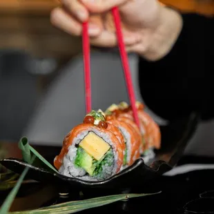 food, sushi and sashimi