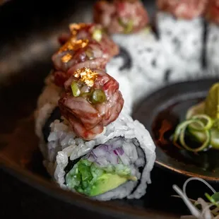 food, sushi and sashimi, sushi, sashimi