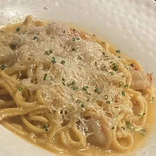 Rock Shrimp Garlic Noodles