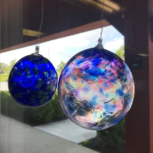 We have small home decor items and gift ideas here at your Local Experienced Possessions! These gorgeous glass ornaments are only $5 each!!