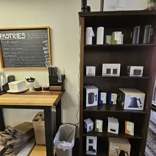 Retail space and pick up area