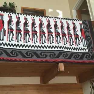 Vintage Collectible Handmade Yei Rug Sold at an Estate Sale by Expert Estates