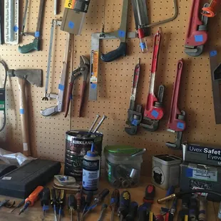 Tools Organized and Priced at an Estate Sale by Expert Estates