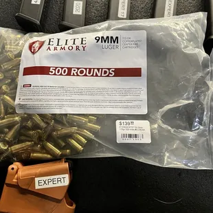 Very reasonable ammo from Elite Armory in Tracy.