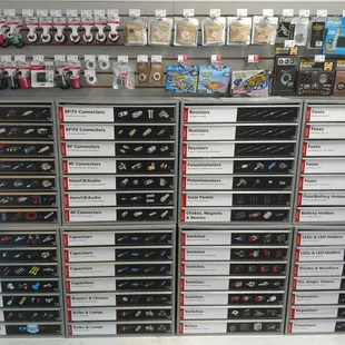 New Parts Drawer labels to easily find the component you need