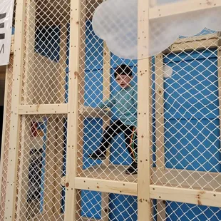 Climbing wall at Explore Children's Museum