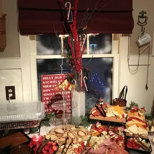 The main spread and it wasn&apos;t even all put out yet...This is just half done and already looked incredible...