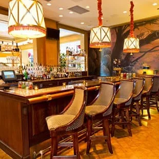 Enjoy a cocktail and meal at our fully stocked bar.