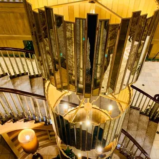 Located on the 2nd floor, take the stairs or elevator.