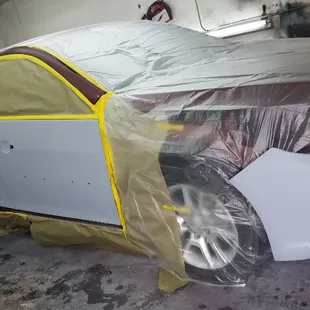 Prepped to begin paint job