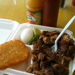 Chicken breakfast platter