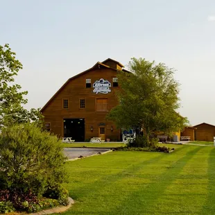 Front View of the barn
