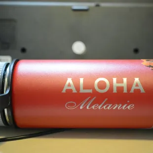 Hydroflask Engraving
