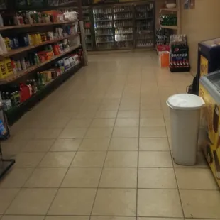 the inside of a grocery store