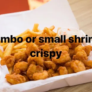 jumbo or small shrimp crispy