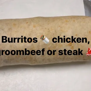 a burrito wrapped in foil