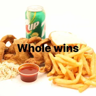 food, chicken wings and fried chicken