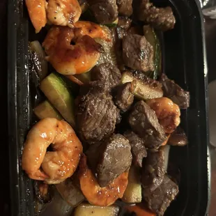 31. New York Strip Steak and Shrimp Combination
