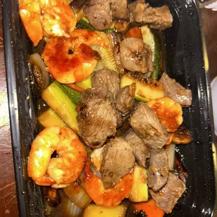 31. New York Strip Steak and Shrimp Combination