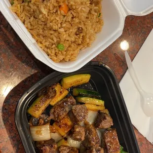 New York strip hibachi