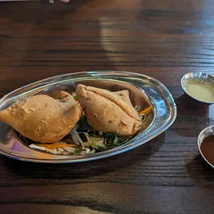Veg samosas