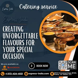 catering service flyer design