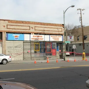 a car parked on the side of the road