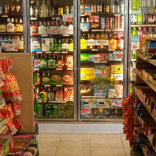 a view of a grocery store