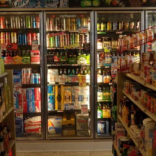the inside of a grocery store