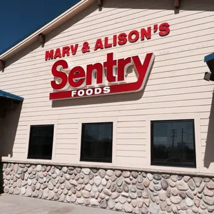 Storefront with new sign