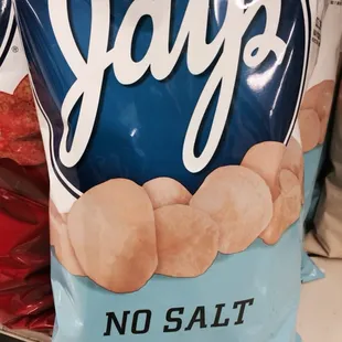 Jays is finally making a No Salt Chip! Times are a changing.