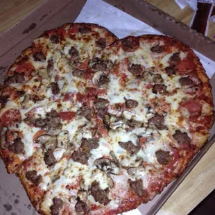 pizza, food