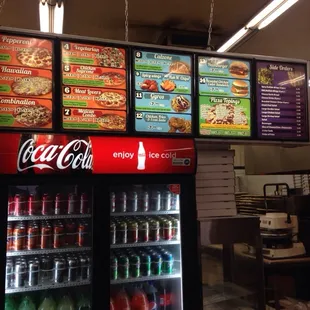 New menu board