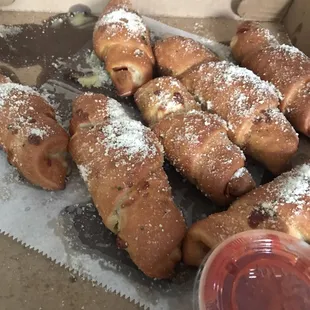 Pepperoni rolls