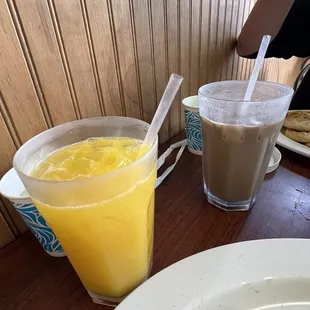 Mango Fresca and Horchata