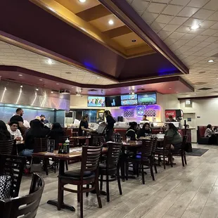 Interior of the restaurant