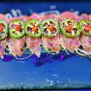 Pepperfin with ahi tuna