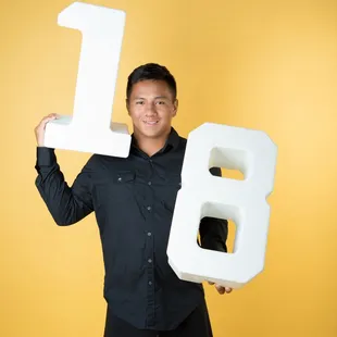 Senior Portraits on our seamless backgrounds!