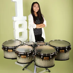 Senior Portraits on our seamless backgrounds!