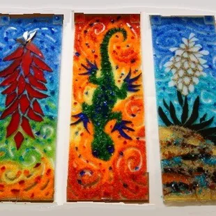 Jennifer's Fused Glass Suncatcher class projects