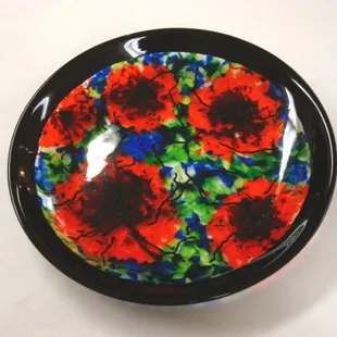 Student project from Jennifer's Frit Bowl Class