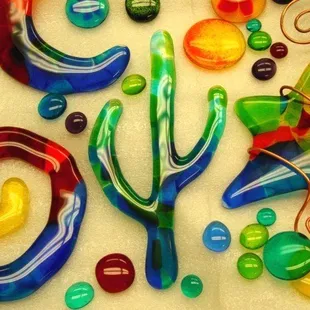 Fused Glass from our SunDrops class