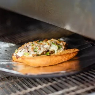 the inside of an oven