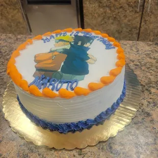 Naruto birthday cake!