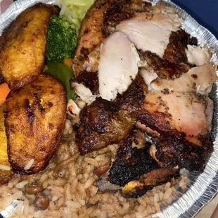 jerk chicken plate